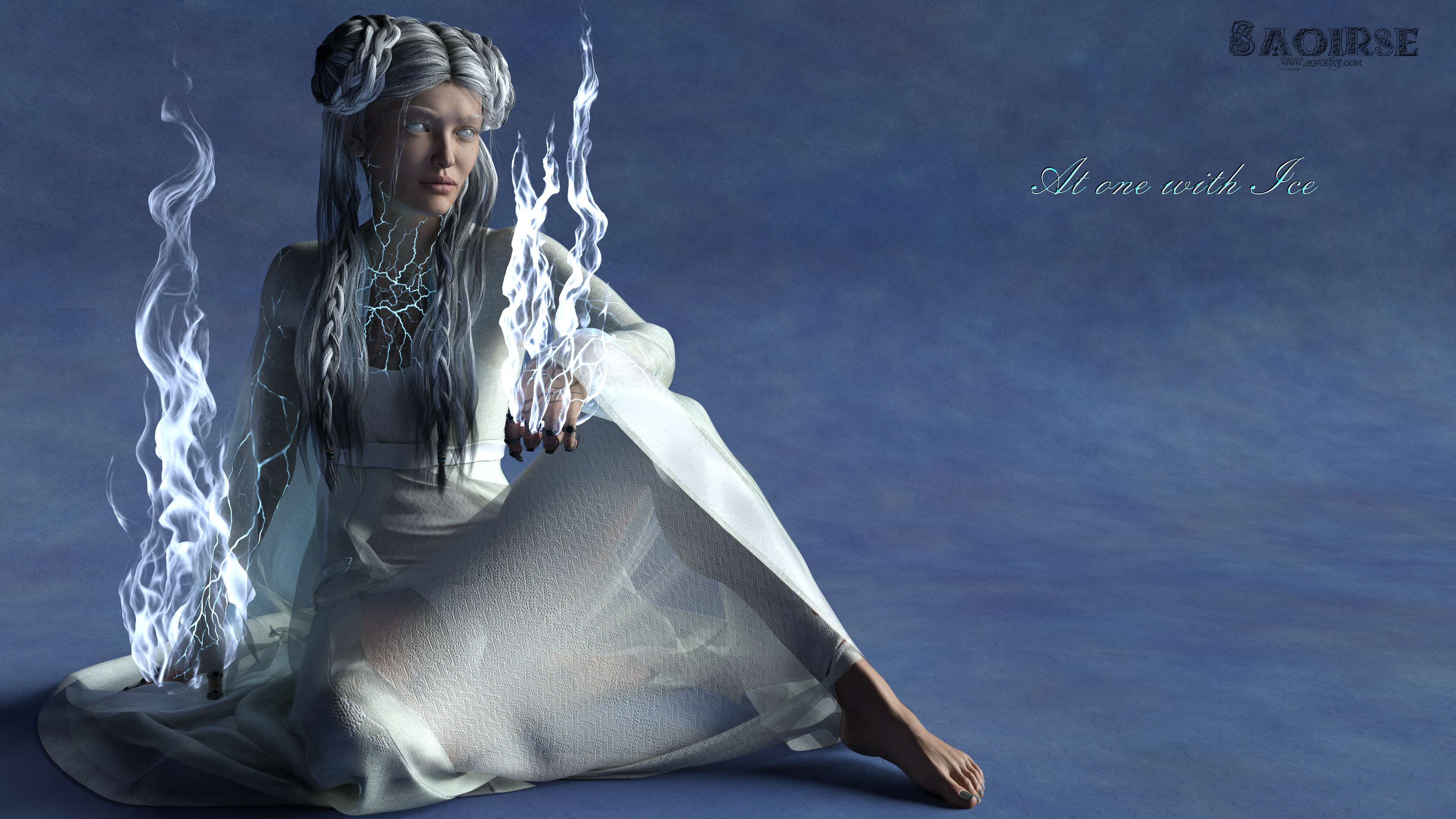 At one with Ice, no post work, straight render