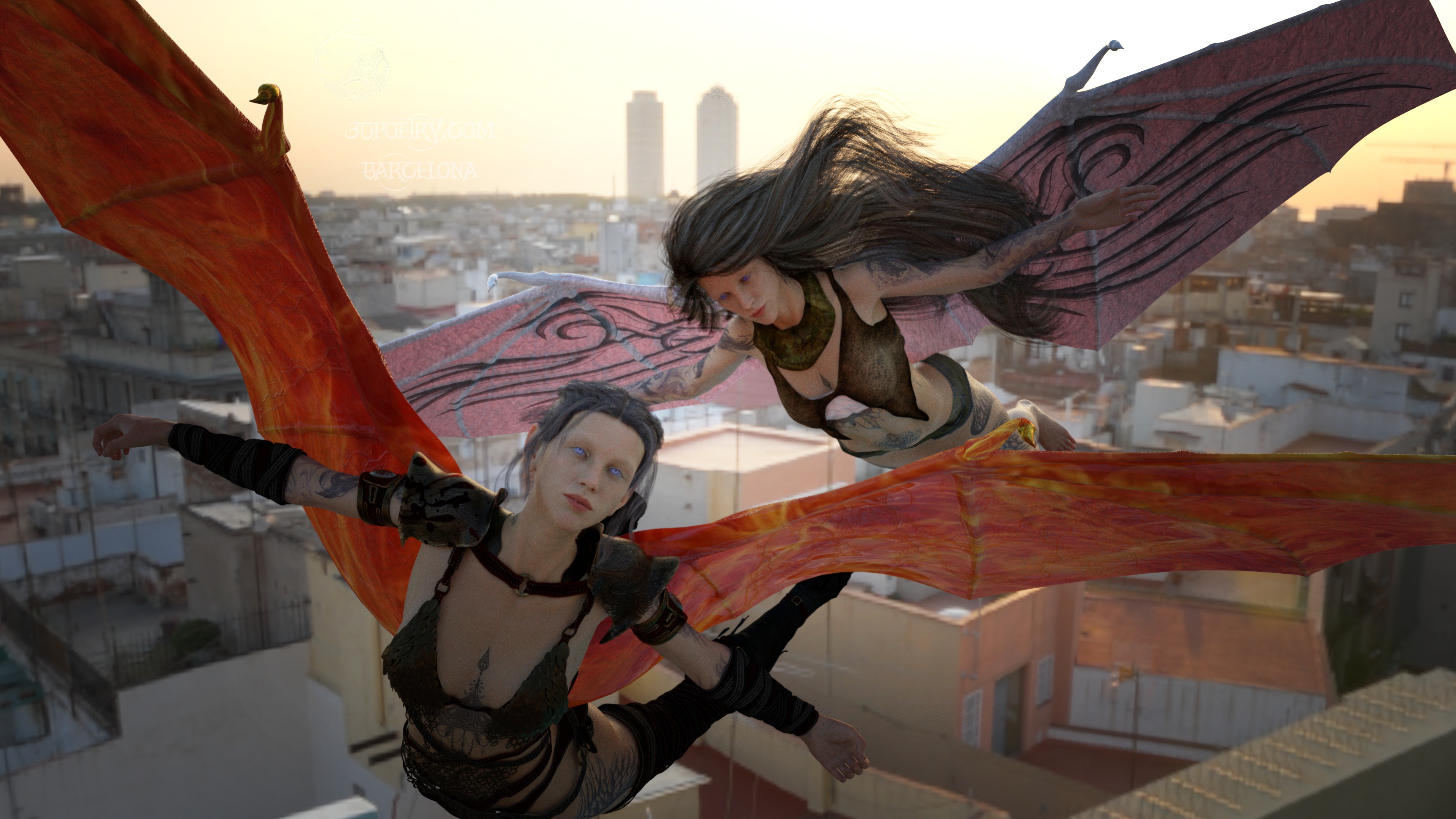 Flying my Drone over Barcelona and captured this image.  Seeing is believing.