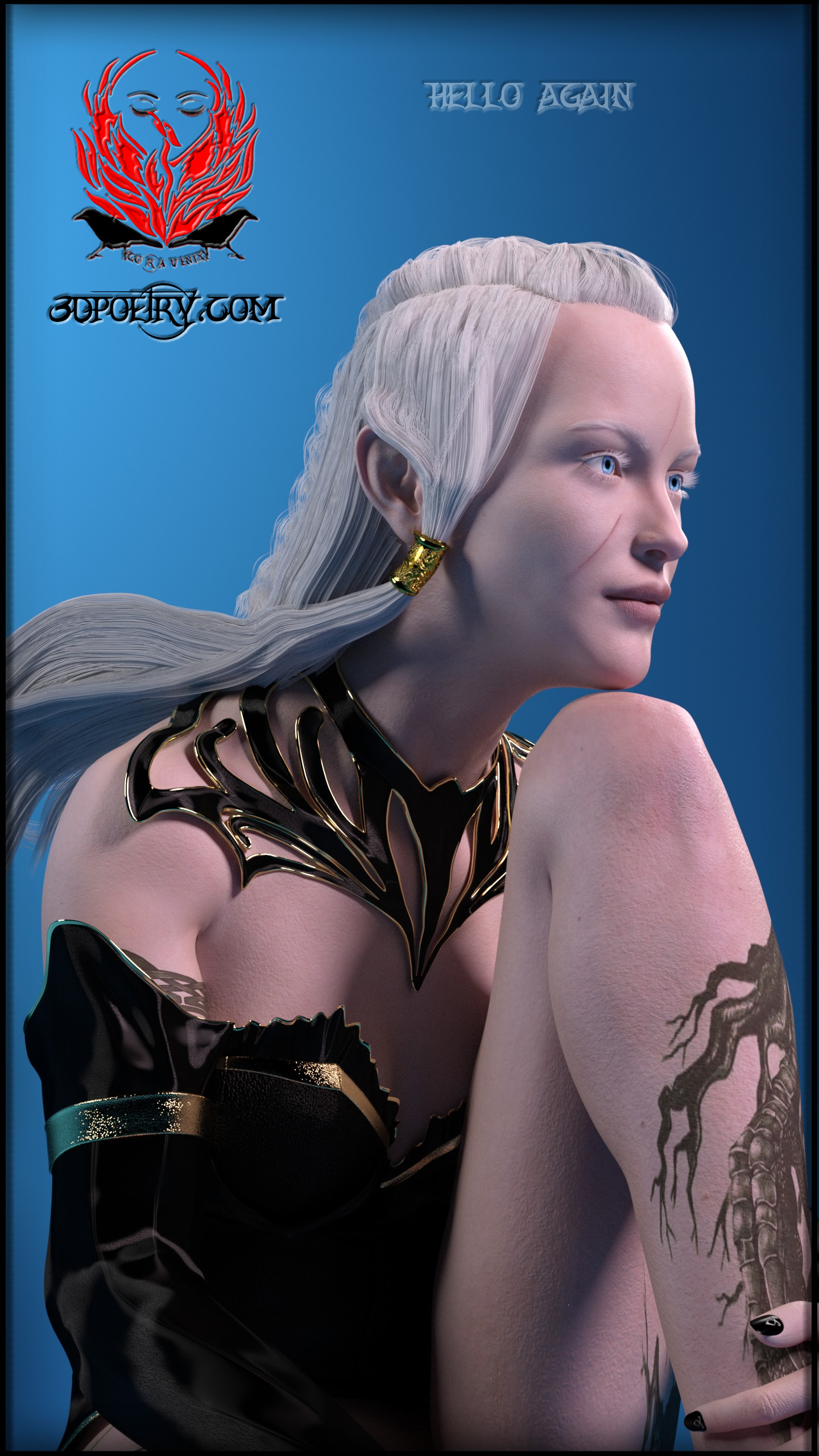 Hi, its been awhile.  I have been working on Cora Venix hair for awhile.  trying to keep my cool.  Any way hoping you are all well