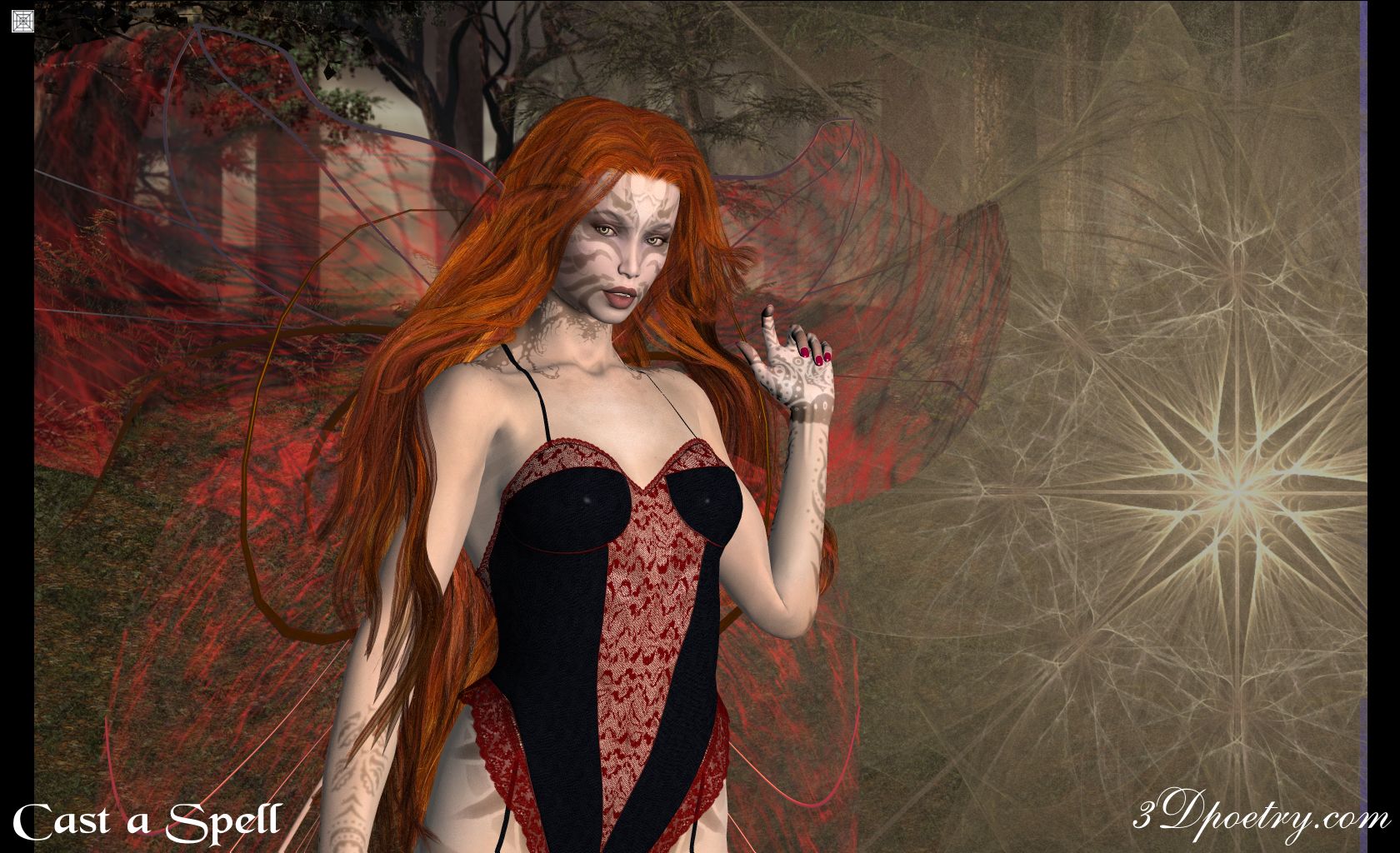 Enjoying combining fractals with my art