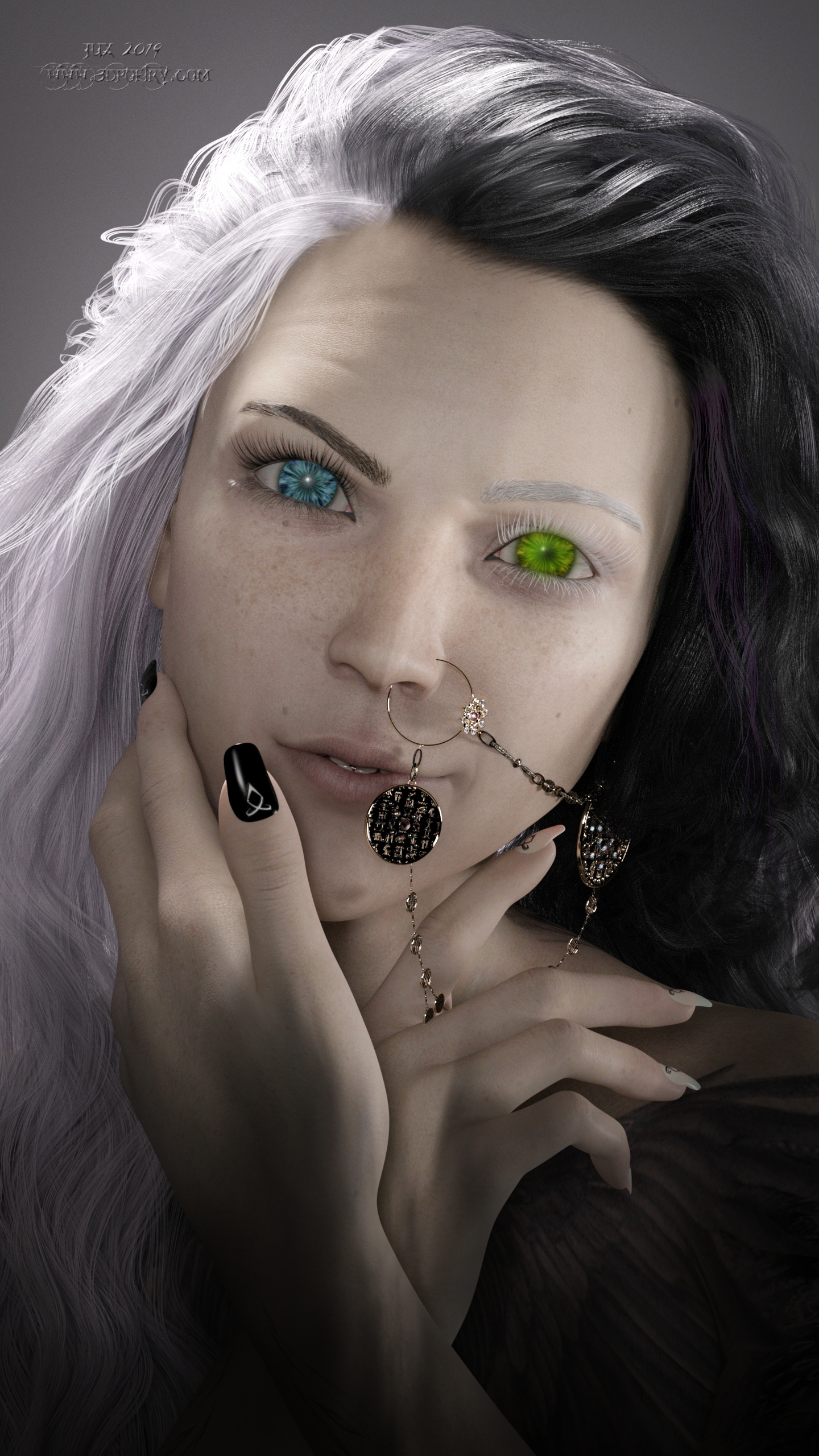 Working on a single render juxtaposition, with minimal post work.  Hope you like.