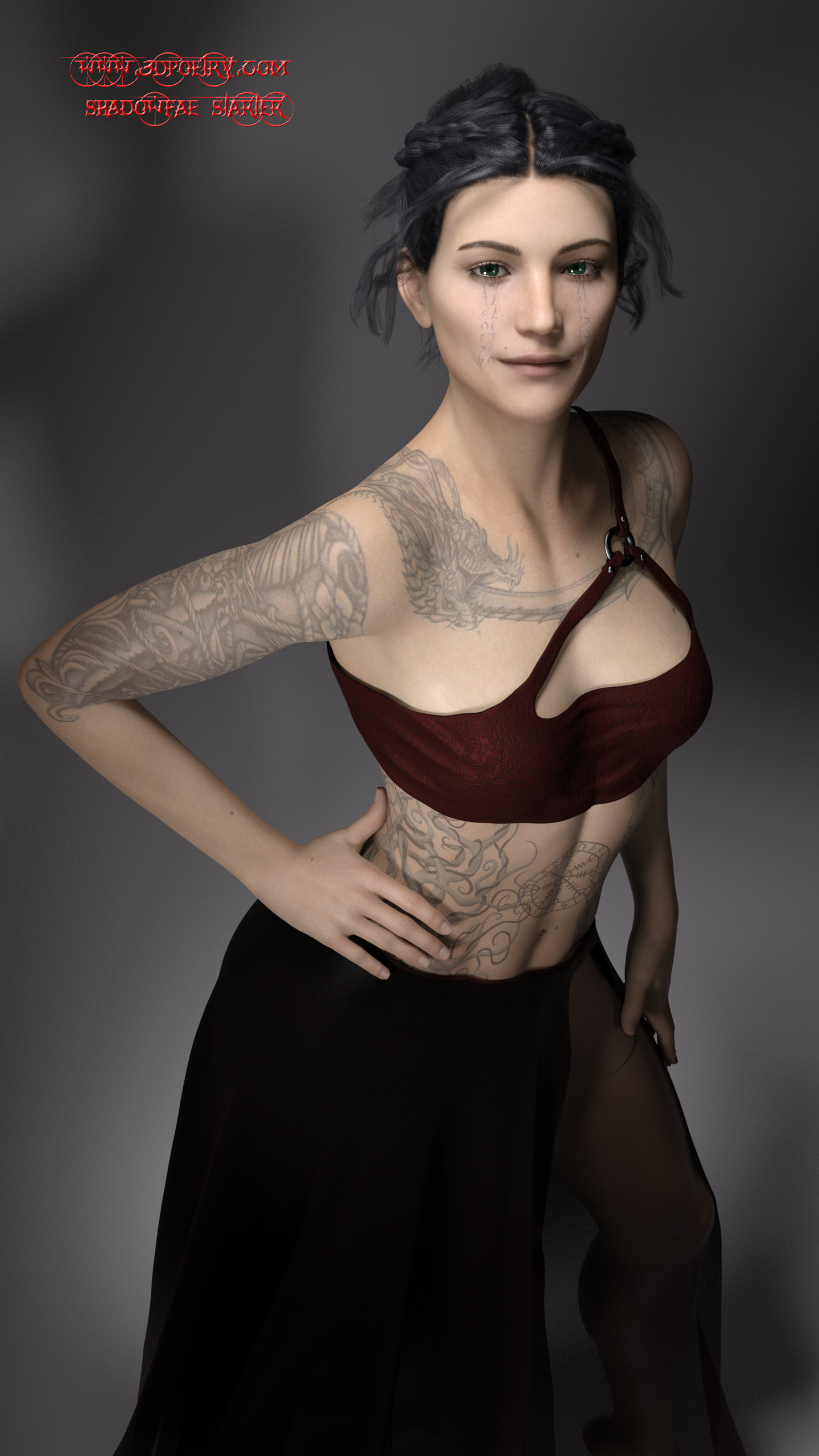 In the early days of creating a new character.