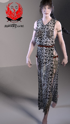 Been working flat out on Cora Venix's new outfits.  This is a test render at 50  ... see more below
