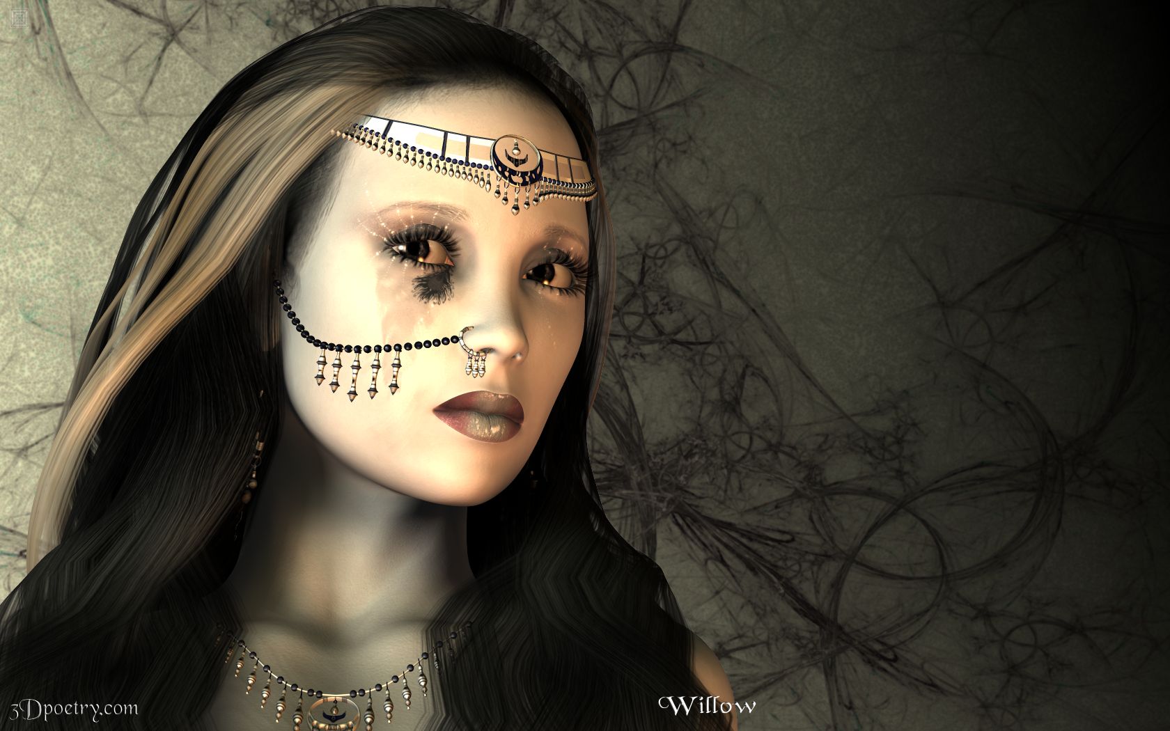 The muse finally allowed me to see her in her true form. Exotic and incredibly beautiful.